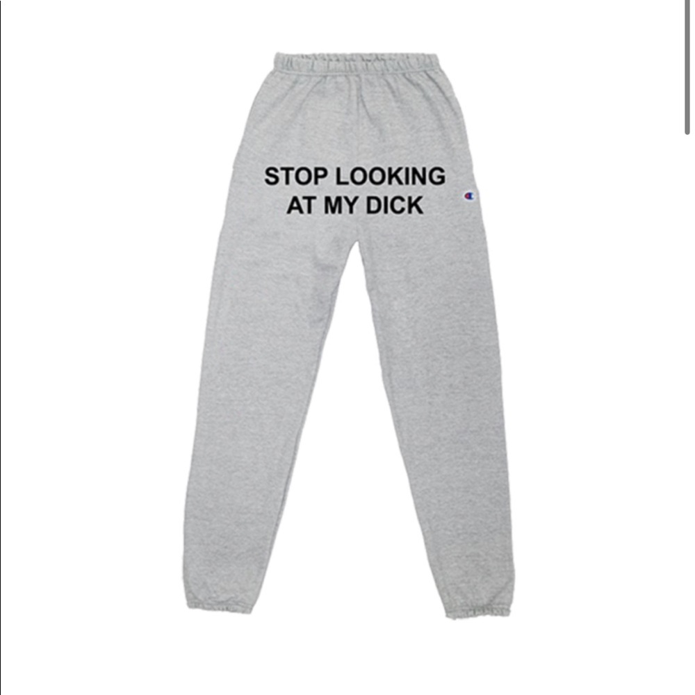 Pizza Slime Stop Looking at my Dick Sweats